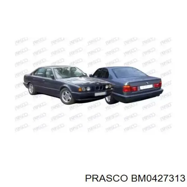 Espejo retrovisor derecho BM0427313 Prasco