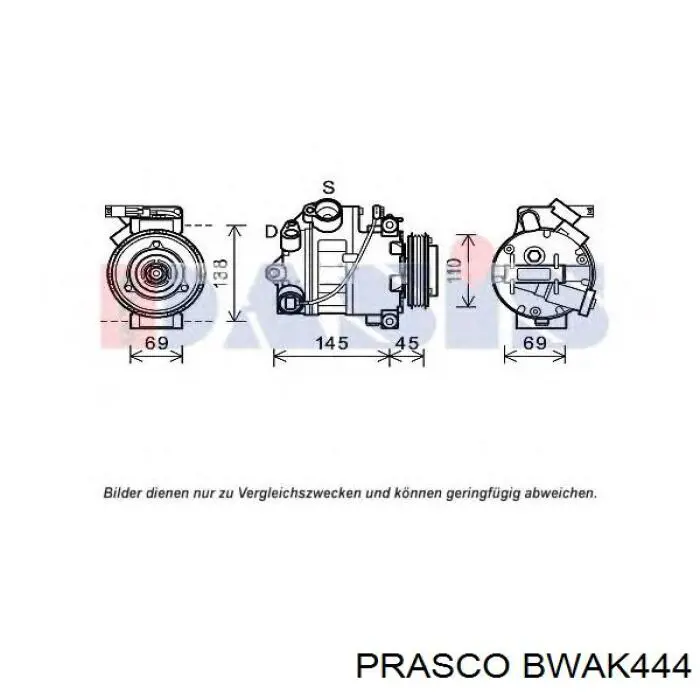 Компрессор кондиционера DCK1130 Diederichs