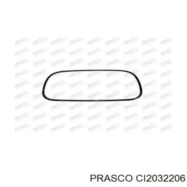 Moldura de la parrilla del parachoques delantero CI2032206 Prasco