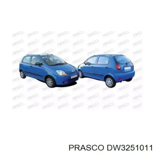 96951900 General Motors Бампер передний в сборе