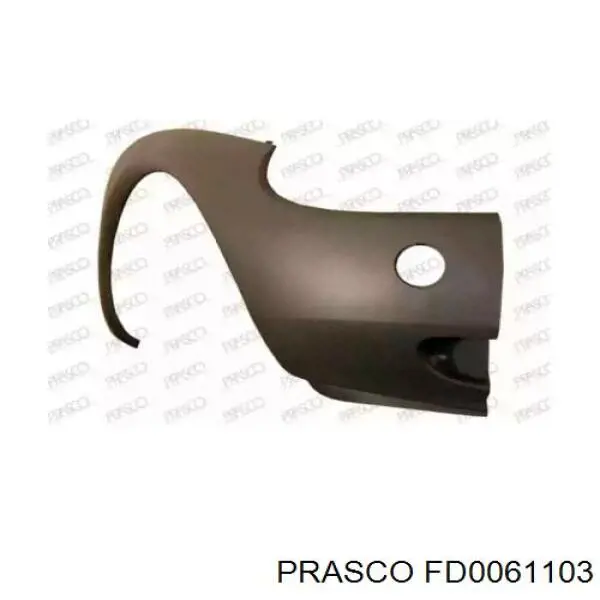 FD0061103 Prasco бампер передний, правая часть