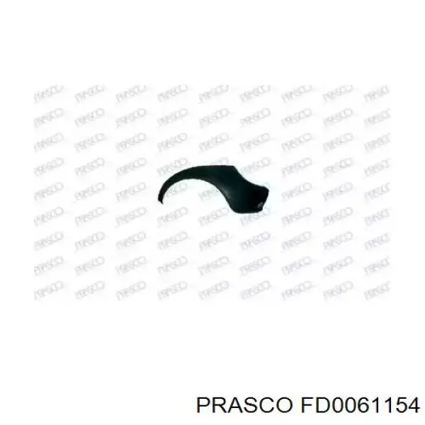 FD0061154 Prasco бампер задний, левая часть