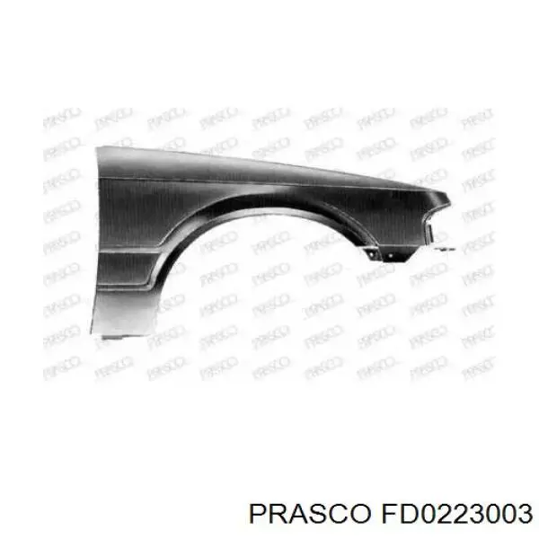 Pára-lama dianteiro direito Prasco FD0223003 preço, a partir de 125,53 USD