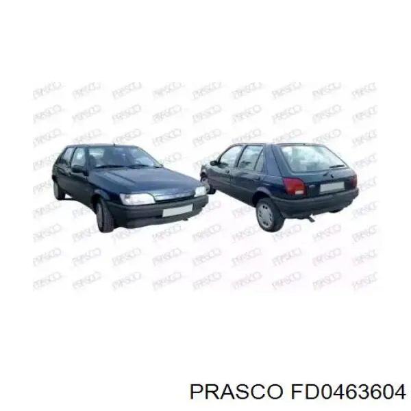 Подкрылок крыла переднего левый Ford Fiesta Mk3 хэтчбек (GFJ) (1989 - 1995) цена, от 73.70 USD