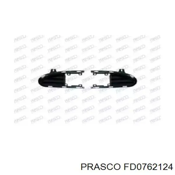 FD0762124 Prasco заглушка (решетка противотуманных фар бампера переднего левая)