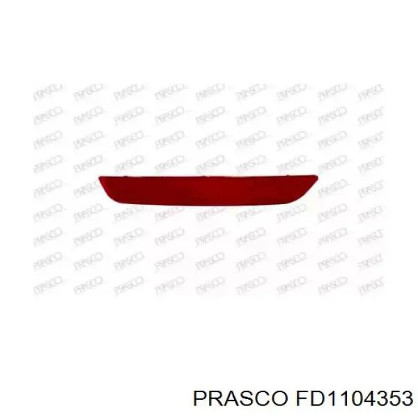 Катафот (отражатель) заднего бампера правый Prasco FD1104353
