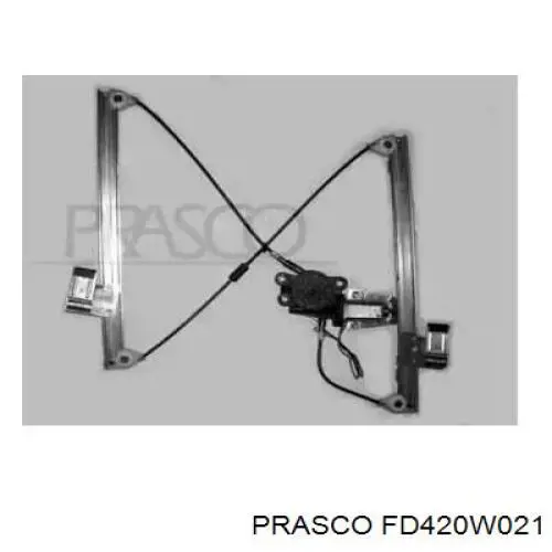 FD420W021 Prasco mecanismo de acionamento de vidro da porta dianteira direita