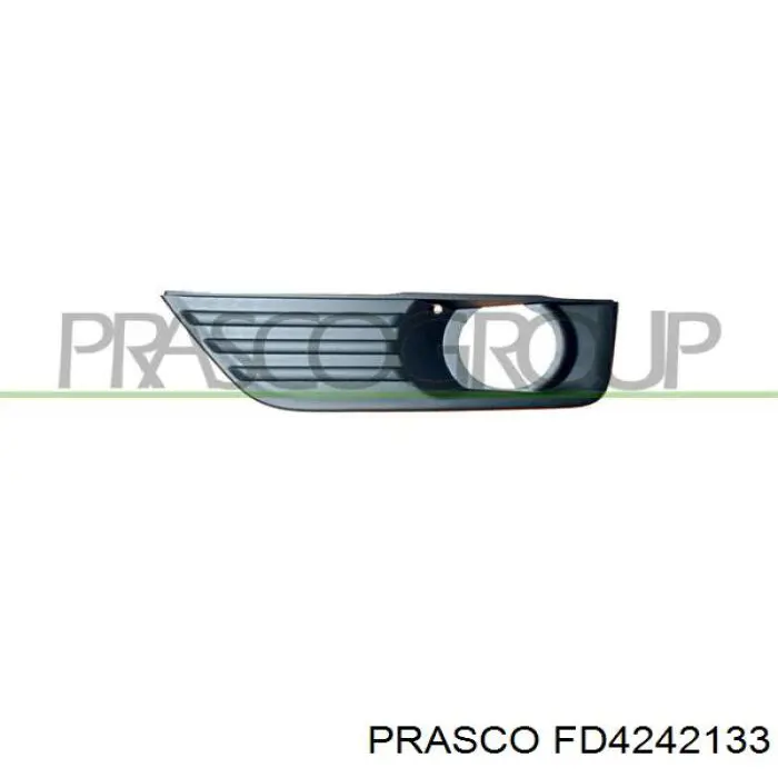 Заглушка (решетка) противотуманных фар бампера переднего правая Prasco FD4242133