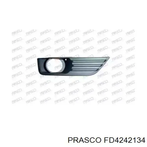 Заглушка (решетка) противотуманных фар бампера переднего левая Prasco FD4242134
