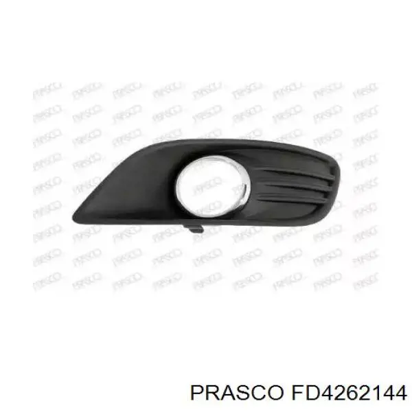 Заглушка (решетка) противотуманных фар бампера переднего левая Prasco FD4262144