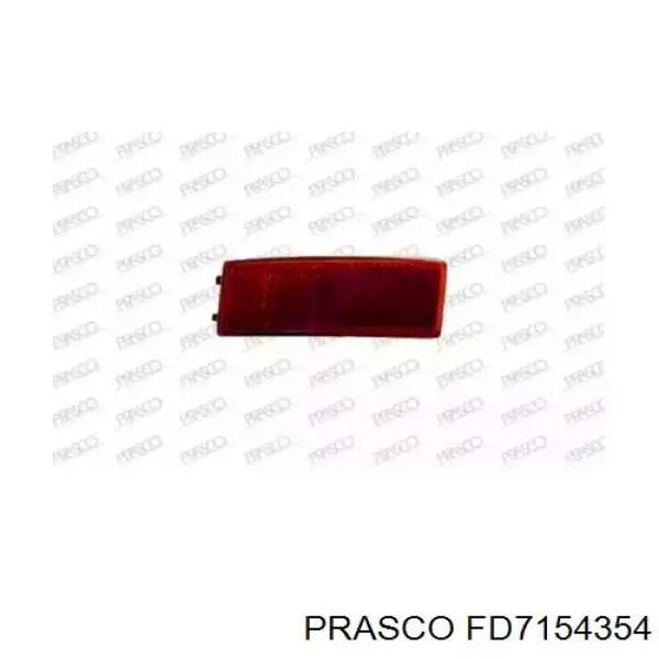 Катафот (отражатель) заднего бампера левый Prasco FD7154354