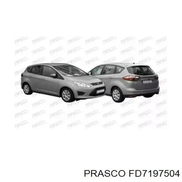 Зеркальный элемент водительского зеркала Ford 1707215 цена, от 72.04 USD