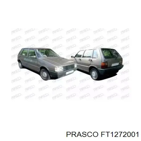  Grelha do radiador Fiat Fiorino сaixa (146 Uno) (1988 - 2001) 