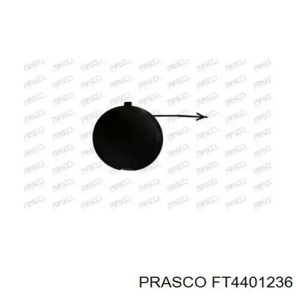 FT4401236 Prasco tampão dianteira do pára-choque do gancho de reboque