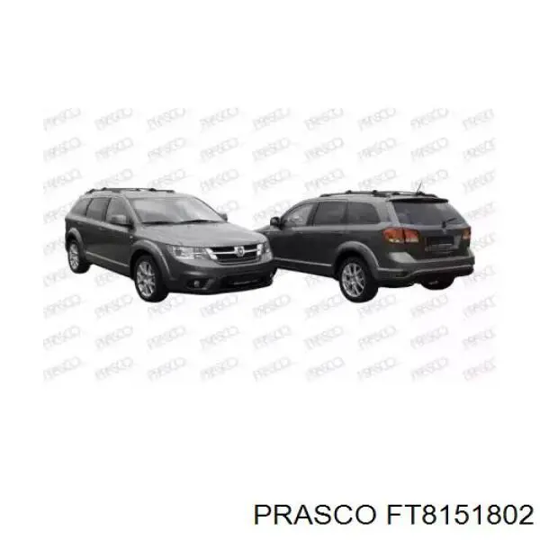 K55001049AA Fiat/Alfa/Lancia moldura central do pára-choque traseiro