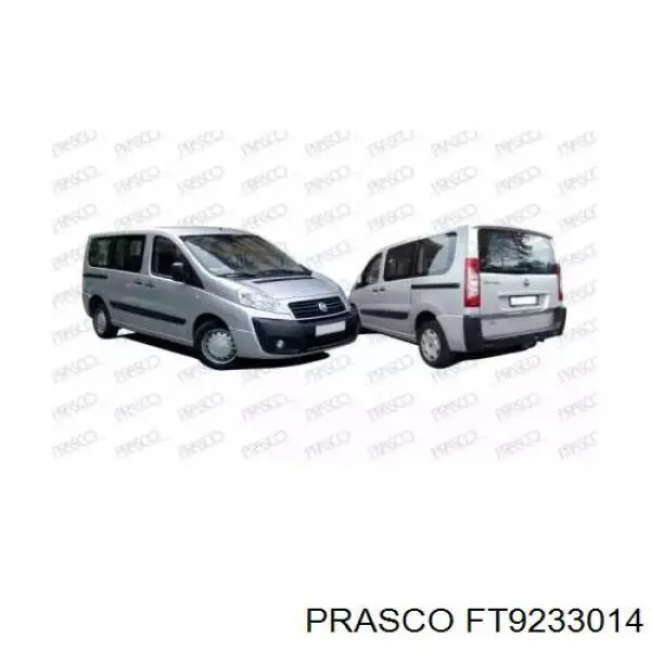 Guardabarros delantero izquierdo FT9233014 Prasco