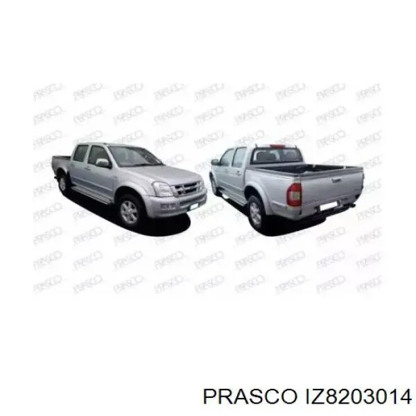 Guardabarros delantero izquierdo IZ8203014 Prasco