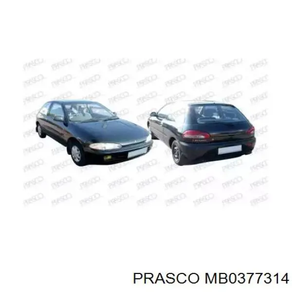 Зеркало заднего вида, левое Mitsubishi MB799143 цена, от 51.69 USD