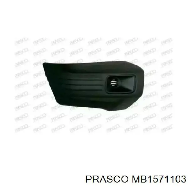 Бампер передний, правая часть Prasco MB1571103