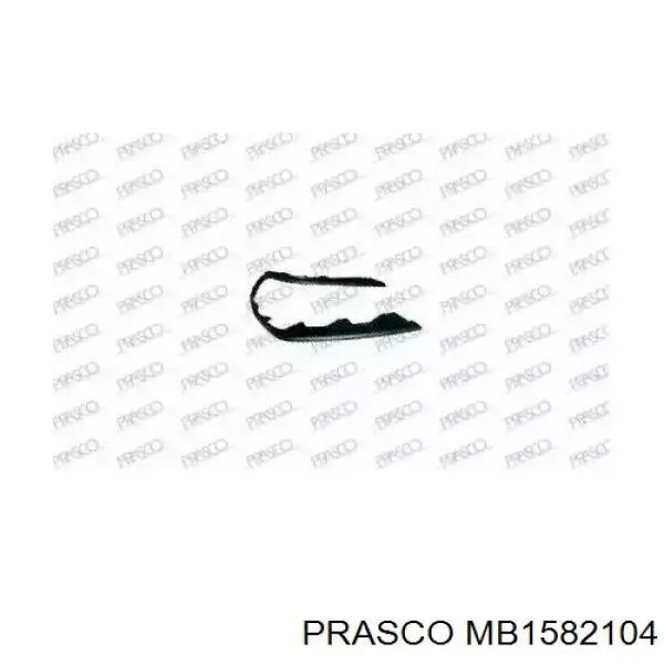 Ресничка (накладка) левой фары Prasco MB1582104
