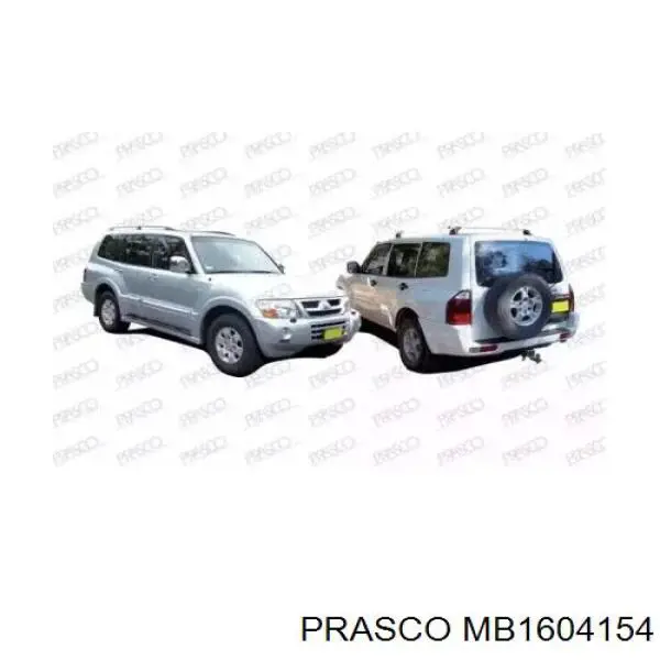  Фонарь задний левый Mitsubishi Pajero 3