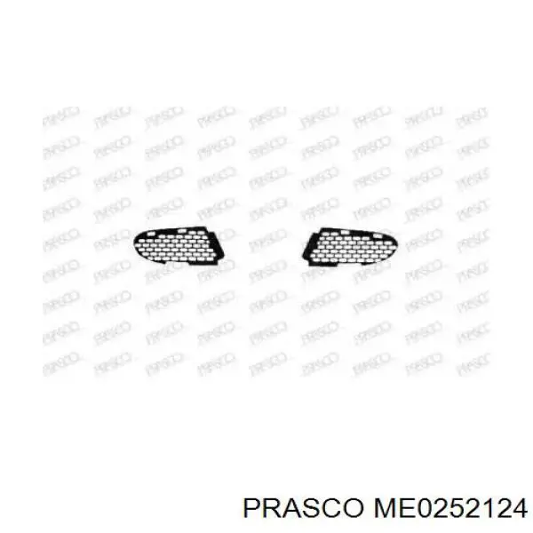 Решетка бампера переднего левая Prasco ME0252124