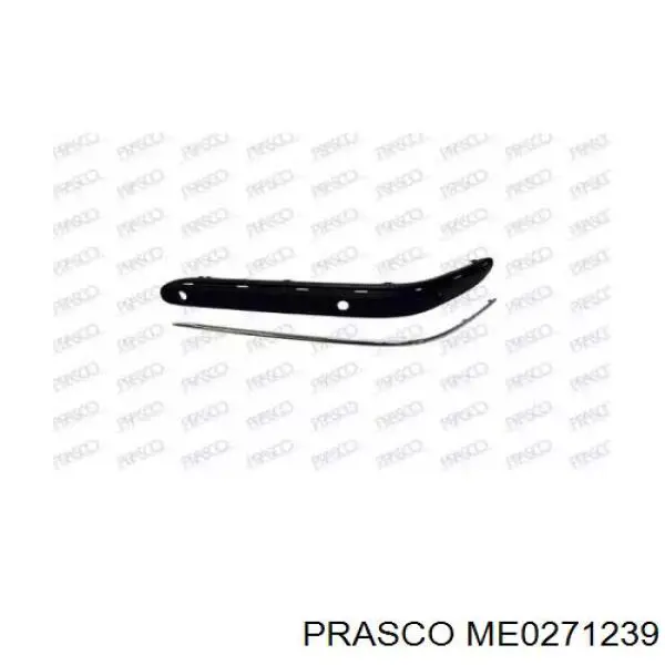 ME0271239 Prasco молдинг бампера переднего правый