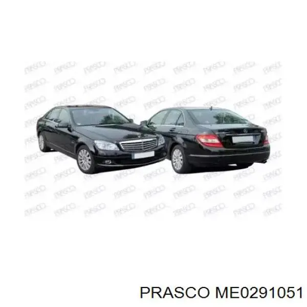 A2048840008 Mercedes pára-choque traseiro