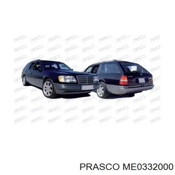 Решетка радиатора ME0332000 Prasco