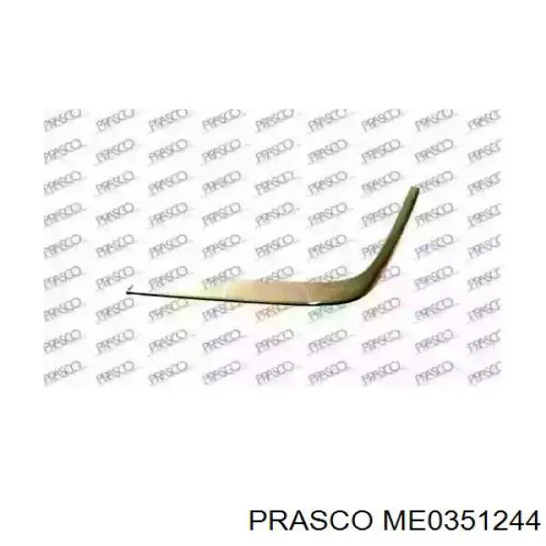 Moldura de parachoques delantero izquierdo ME0351244 Prasco