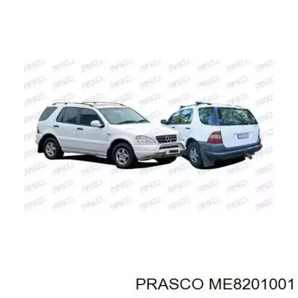 Передний бампер PBZ04013BA Signeda
