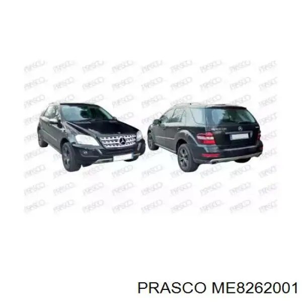 Решетка радиатора на Mercedes ML/GLE  W164