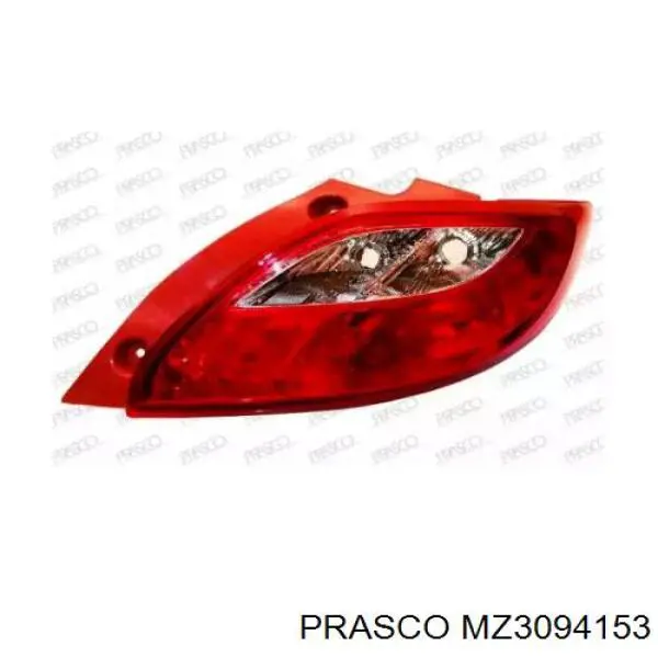 Lanterna traseira direita para Mazda 2 (DE)
