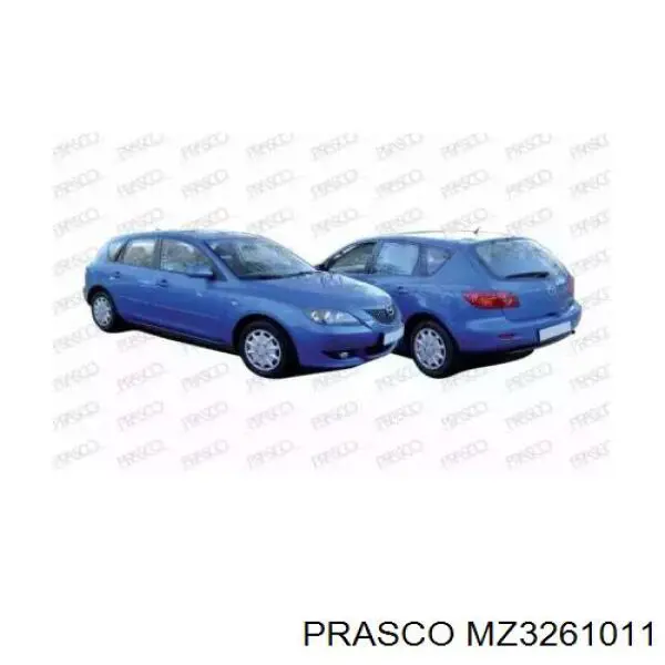 BNYV5003XEBB Mazda Бампер передний в сборе