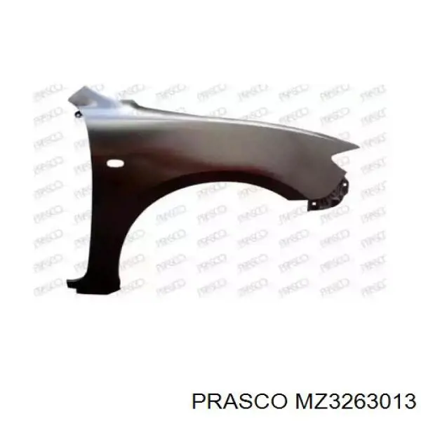 Переднее правое крыло на Mazda 3  BK12