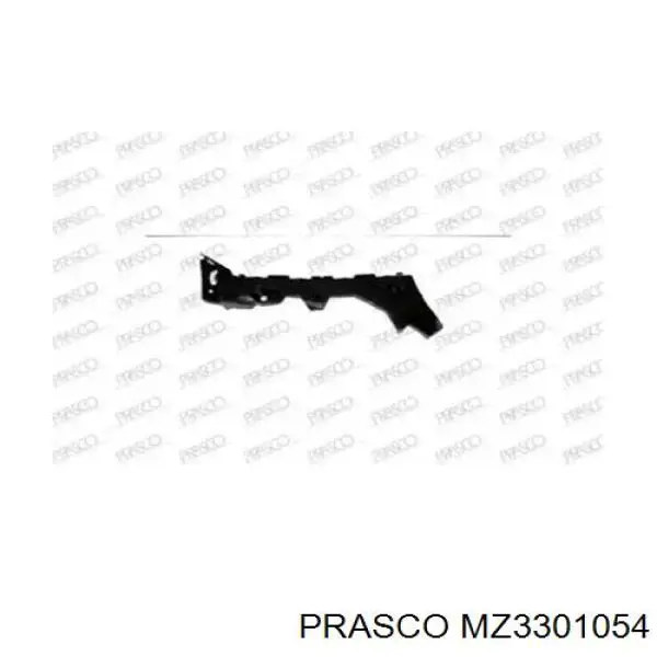 Направляющая заднего бампера левая Prasco MZ3301054