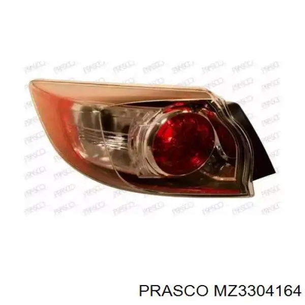 BCW851160D Mazda lanterna traseira esquerda externa