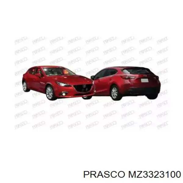 Capota para Mazda 3 (BM, BN)
