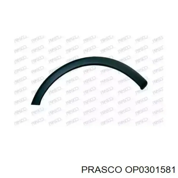 Расширитель (накладка) арки переднего крыла правый Prasco OP0301581