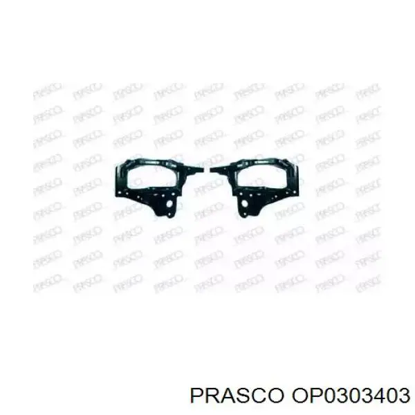 Суппорт радиатора правый (монтажная панель крепления фар) Prasco OP0303403