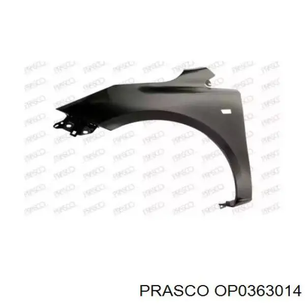 13434576 Opel Pára-lama dianteiro esquerdo