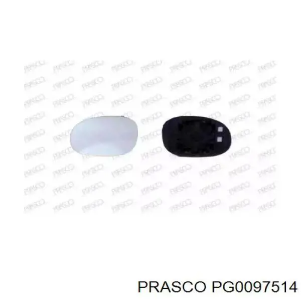 Cristal De Espejo Retrovisor Exterior Izquierdo PG0097514 Prasco