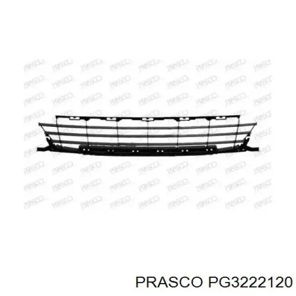 Решетка бампера переднего правая Prasco PG3222120