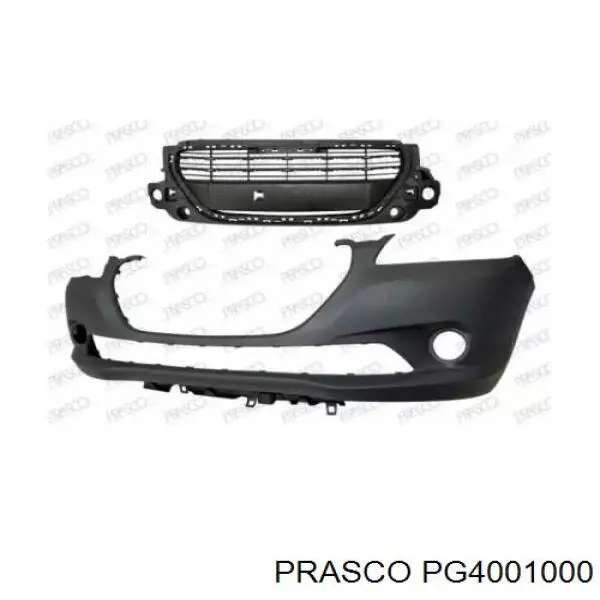 PG4001000 Prasco передний бампер