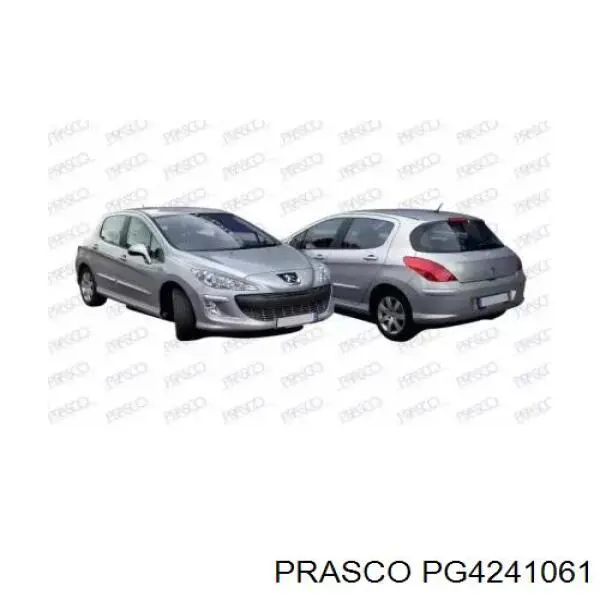 Купить 7410EN Peugeot/Citroen Задний бампер
