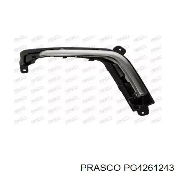 Grelha direita do pára-choque dianteiro para Peugeot 308 