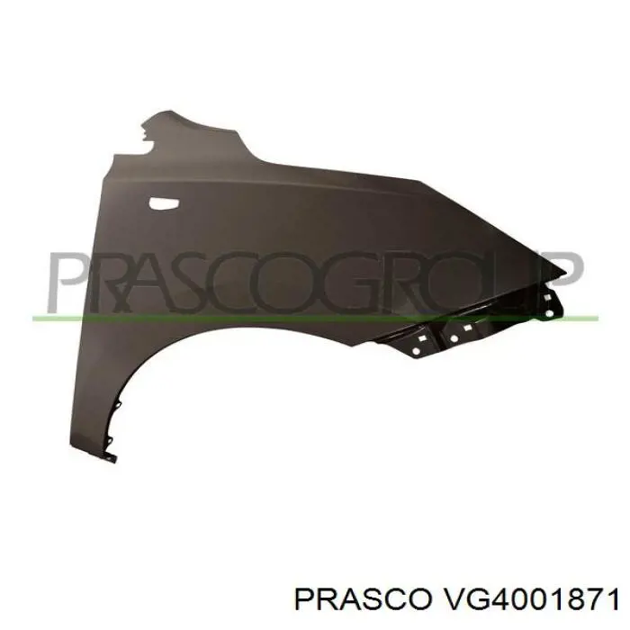 Спойлер заднего бампера Prasco VG4001871