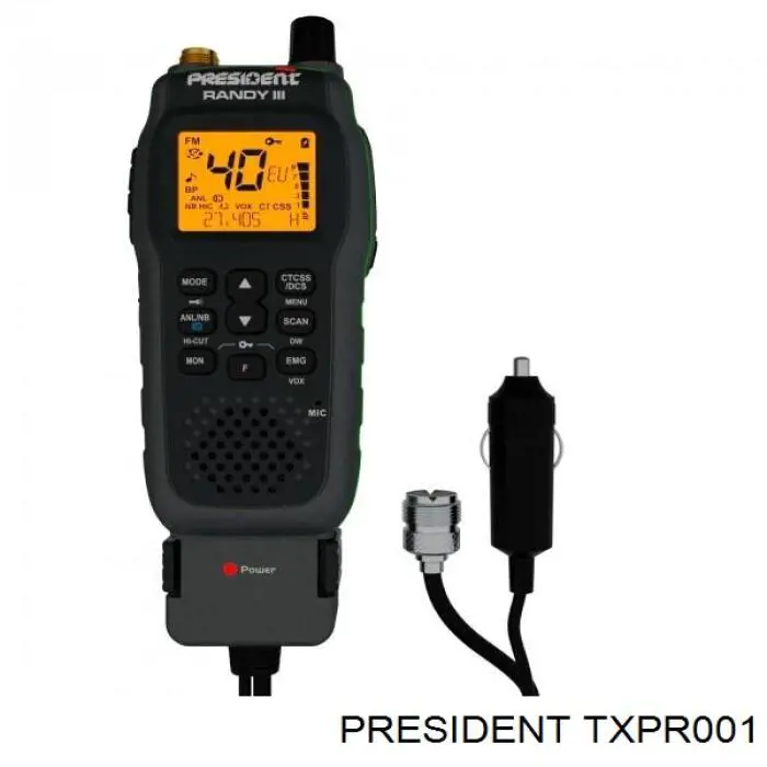 Радиостанция TXPR001 PRESIDENT