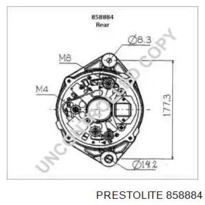 Генератор 858884 Prestolite