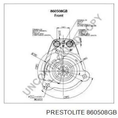 Стартер 860508GB Prestolite